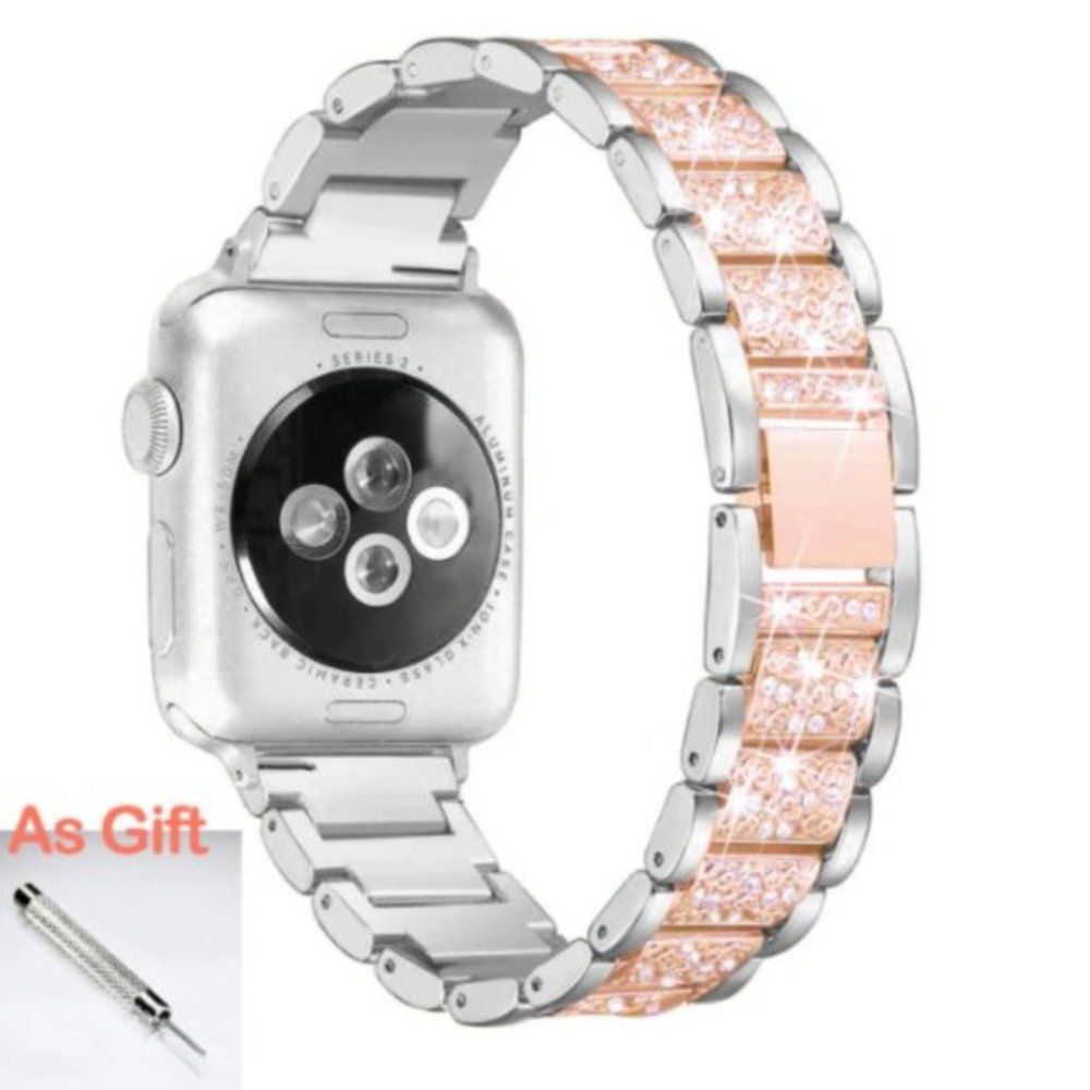 NEW Luxury Strap Wrist Band For Apple Watch - Picture 2 of 6